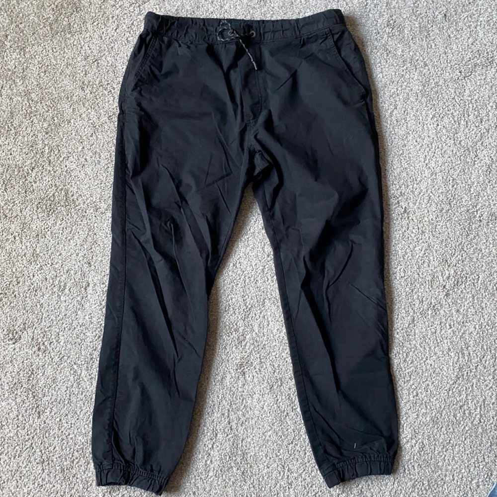 American Eagle Ne(x)t Level Flex Mens Twill Joggers Black Size L